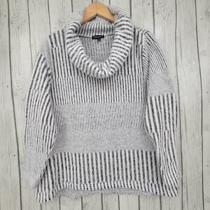 Chances R Cowl Neck Stripe Sweater XL